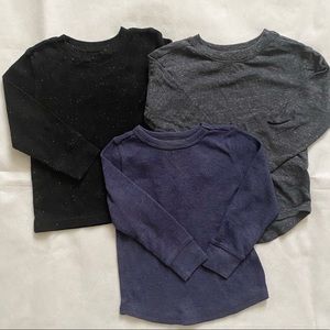 Lot of 3 Toddler Boys Long Sleeve Tops